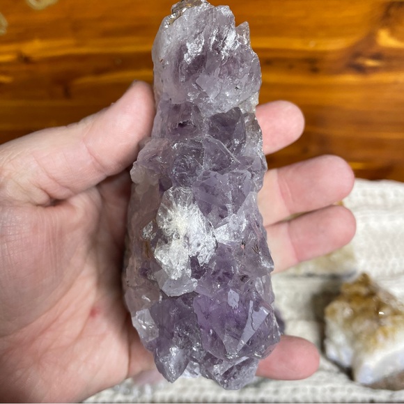 Citrine and amethyst crystal clusters - Picture 3 of 15